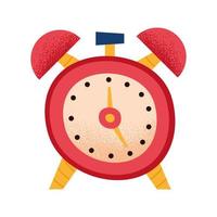 red alarm clock vector