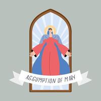 Assumption of Mary in window vector