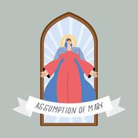 Assumption of Mary in window vector