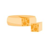 deliciosa rueda de queso vector