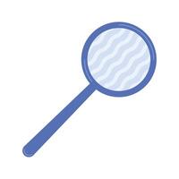 magnifying glass blue vector