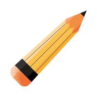 Isolated pencil icon vector