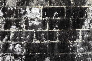 pattern old brick gray wall photo