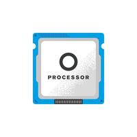 computer processor icon vector