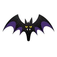bat creature flying vector