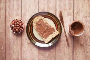 Chocolate Hazelnut Spread on Toast photo