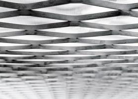 Expanded-exhaust steel sheet close-up, Steel Grating structure photo