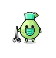 surgeon guava mascot character vector