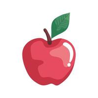 apple fresh fruit vector