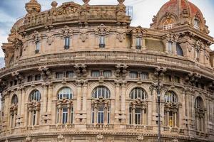 Palazzo della Borsa en Génova, Italia. foto