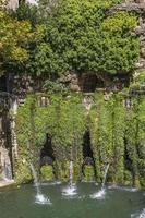 Oval Fountain at Villa d'Este in Tivoli, Italy photo