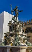 Fountain of Neptune in Bologna, Italy photo
