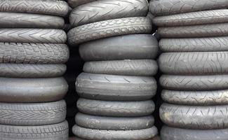 Used car tires photo