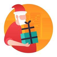 conceptos de santa claus vector