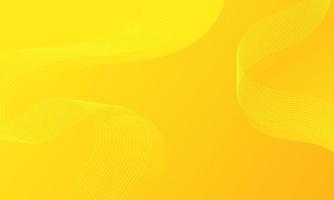 Abstract Yellow Fluid Wave Background vector