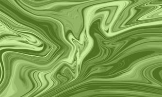 Fondo de mármol líquido verde abstracto vector