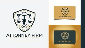 Law firm logo design , Lawyer logo vector template