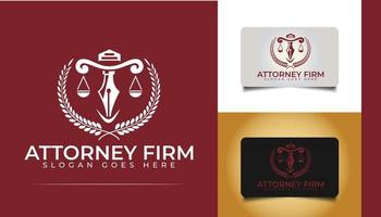 Law firm logo design , Lawyer logo vector template