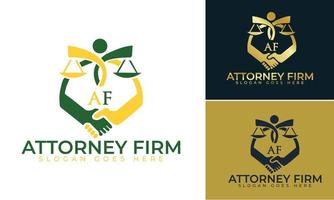 Law firm logo design , Lawyer logo vector template
