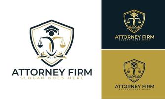 Law firm logo design , Lawyer logo vector template