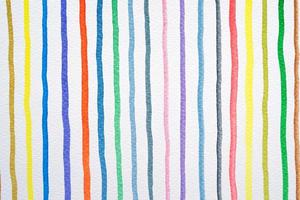 Abstract watercolor lines pattern background. Colorful watercolor painted brush strokes on white. photo