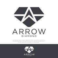 Premium diamond arrow logo Vector Graphics