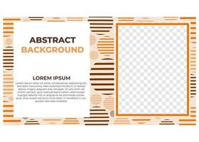 abstract flat design background template design vector