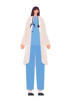 woman doctor design vector