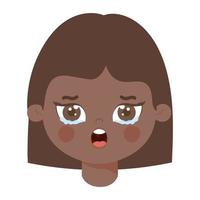 crying girl design vector