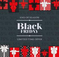 black friday poster vector