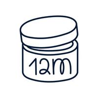 24 Month. Period after opening, PAO symbol, expiration date icon. 629344  Vector Art at Vecteezy