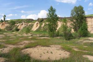 Old abandoned quarry photo