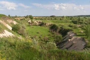 Old abandoned quarry photo