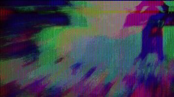 ein Retro-Glitch-Overlay. Verzerrung abstrakten Hintergrund. digitaler Effekt. video