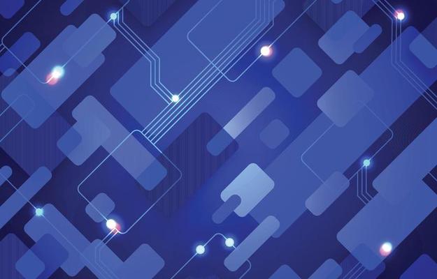 Techno Blue Background