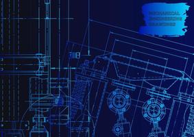 Computer aided design systems. Technical illustrations, background vector