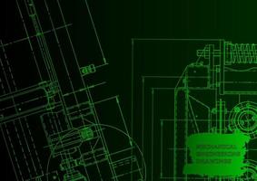 Mechanical instrument making. Technical abstract background vector