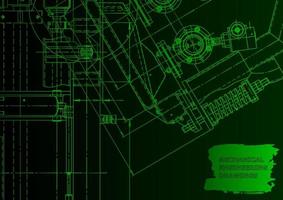 Mechanical instrument making. Technical abstract background vector