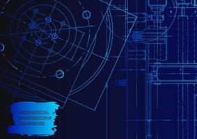 Mechanical instrument making. Technical abstract background vector