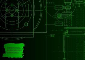 Mechanical instrument making. Technical abstract background vector