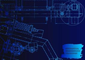Machine-building industry. Computer aided design systems vector