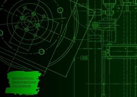 Mechanical instrument making. Technical abstract background vector