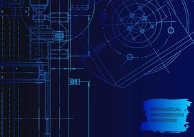 Mechanical instrument making. Technical abstract background vector