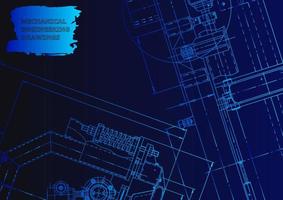 Computer aided design systems. Technical illustrations, background vector