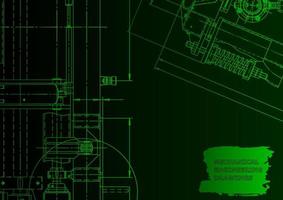 Computer aided design systems. Technical illustrations, background vector