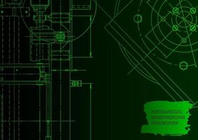 Mechanical instrument making. Technical abstract background vector