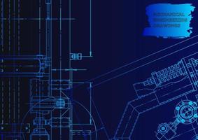 Computer aided design systems. Technical illustrations, background vector