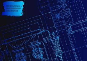 Computer aided design systems. Technical illustrations, background vector