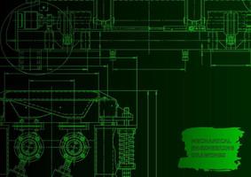 Computer aided design systems. Technical illustrations, background vector