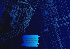 Mechanical instrument making. Technical abstract background vector